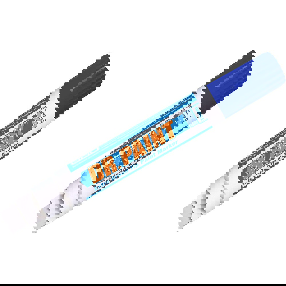 Markers & Paintsticks; Marker Type: Liquid Paint Marker; Tip Shape: Chisel; Color: College Blue; Ink Type: Water Base; Fade Resistant; Water Resistant; Tip Type: Broad; Large; Chisel; For Use On: Posters; Glass; Canvas; Paper; Plastic; Rubber; Stone; Stro